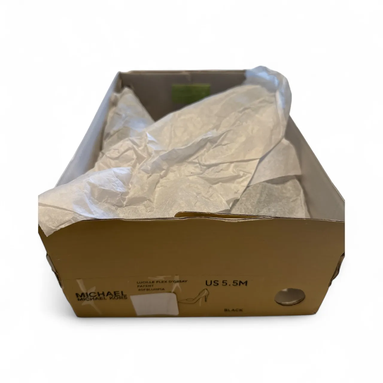 Michael Michael Kors Lucille Flex D’Orsay Heels Black Patent Leather Size 5.5 - Image 7