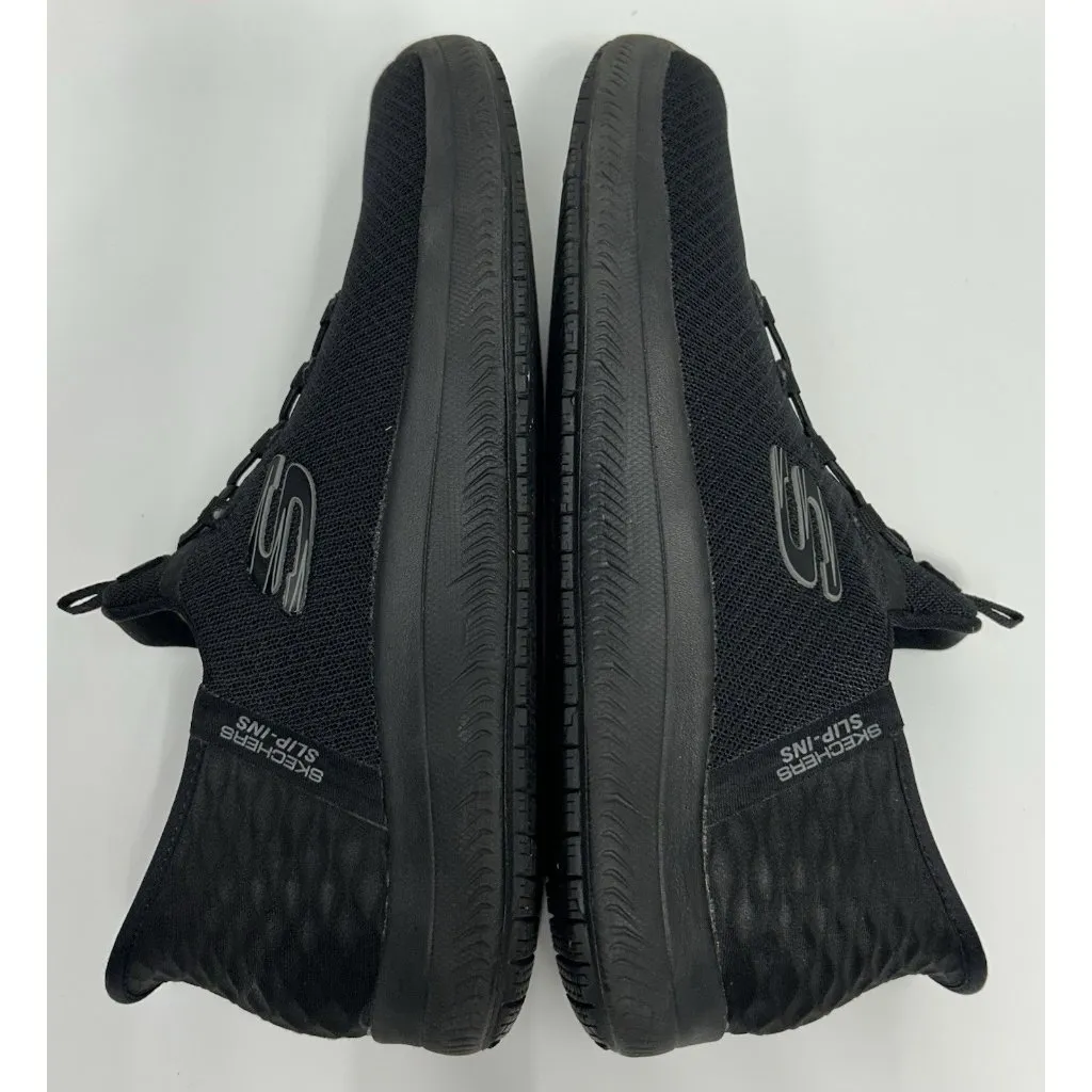 Skechers Slip Ins Work Shoes Summits Women’s 11 Black Slip Resist Hands Free EUC - Image 6