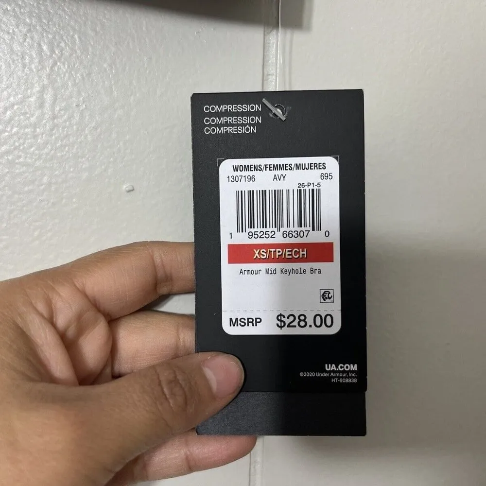 Under Armour Avy Sports Bra Size XS NWT - Image 4