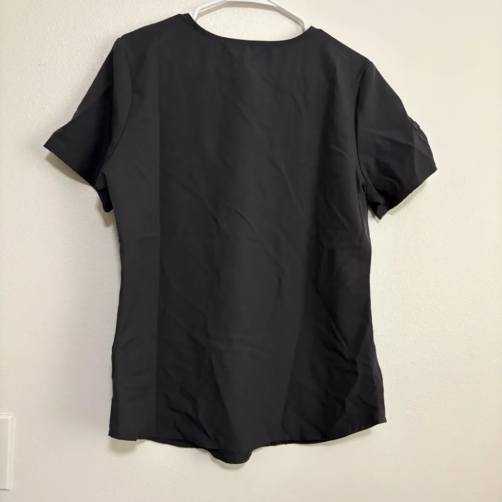 Scrubstar Women's Core Essentials Sweetheart V-Neck Scrub Top Size Medium Pewter - Image 5