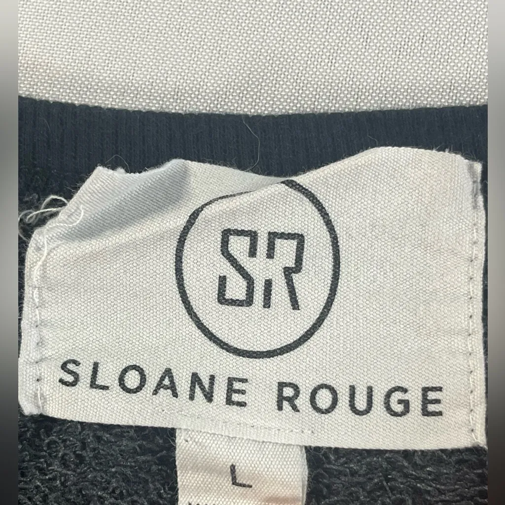 Sloane Rouge Acid Wash Scoop Neckline Long Sleeve Tunic Gray Size L - Image 5