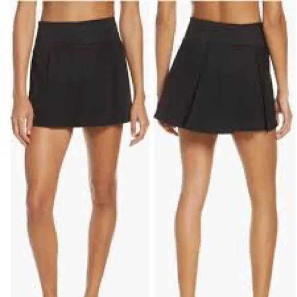 Spanx get Moving‎ Black Pleated Tennis Skort Size Extra Small NWOT - Image 2