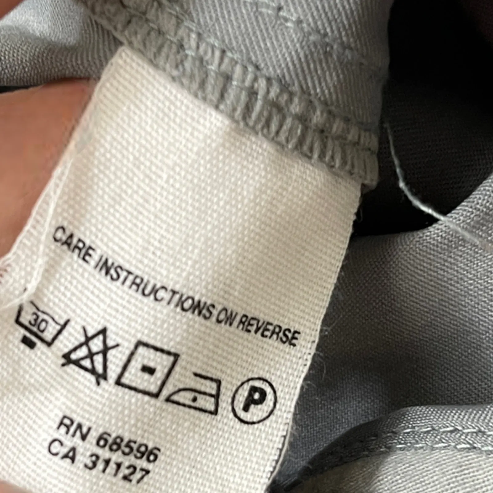 00s DKNY Vintage Gray Stretch Straight Leg Dress Pants - Image 6