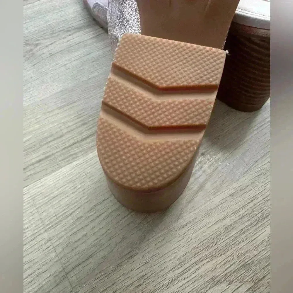 SOREL Nadia Slip-on Mule Chunky Block Heels Sandal - Women's 9 1/2 - Image 5