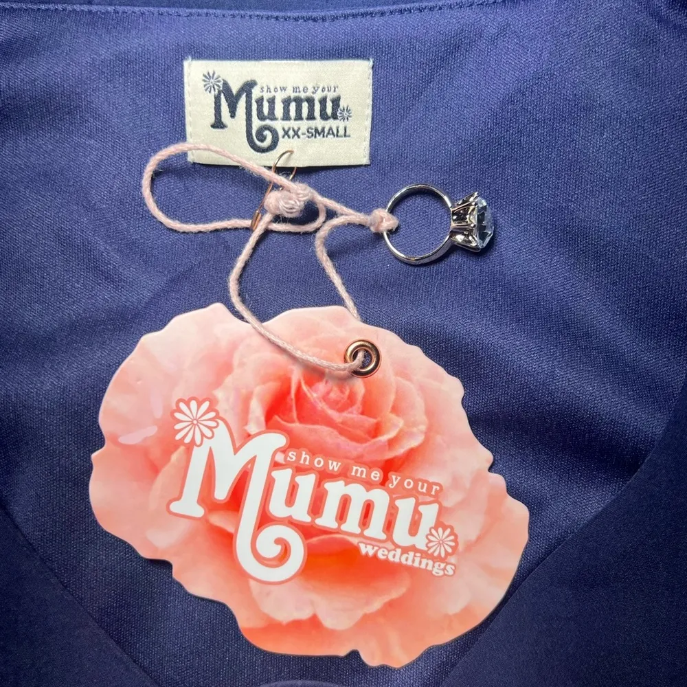 Show Me Your MuMu Geneva Crepe Gown | XXS NWT - Image 7