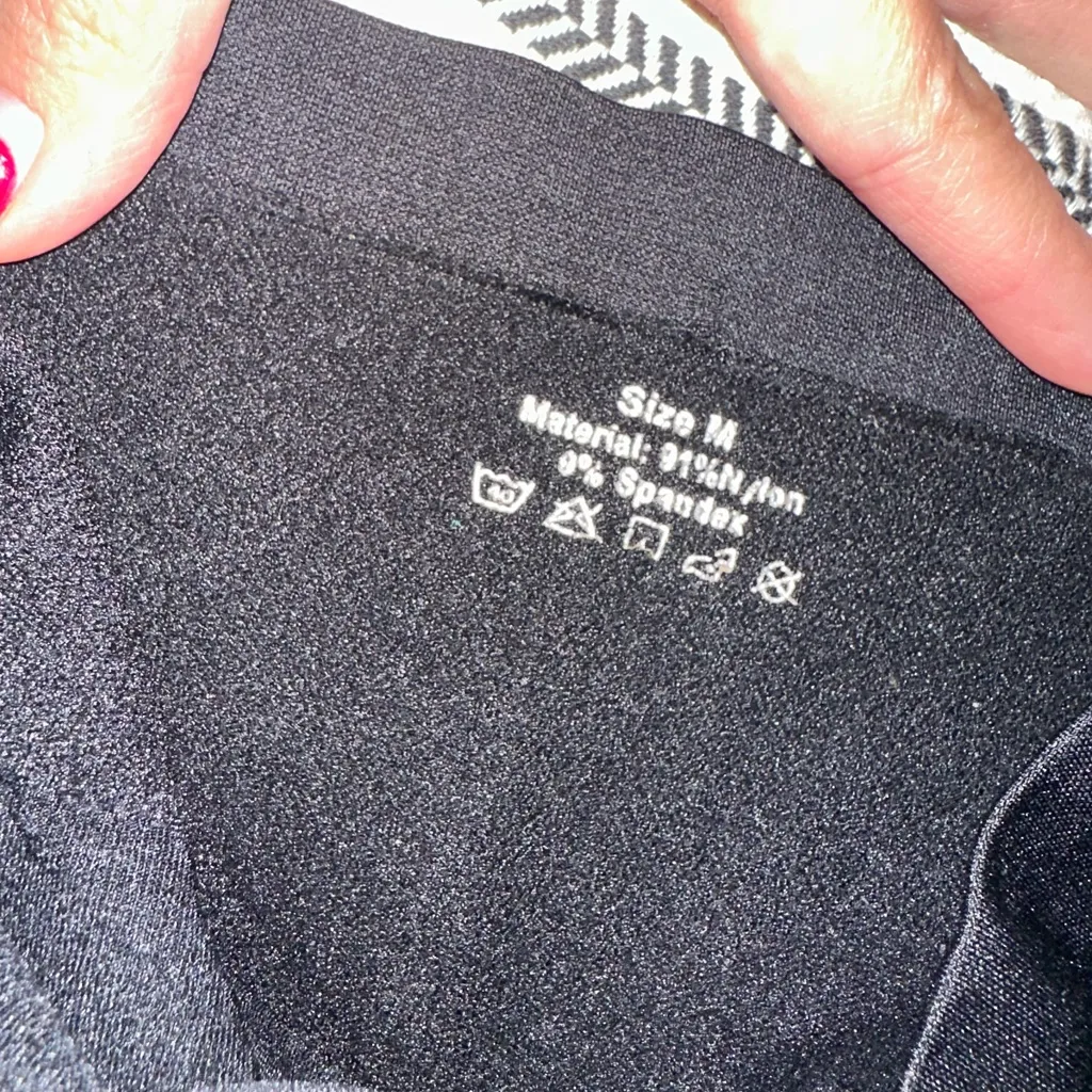 Maternity Black leggings Size M - Image 2