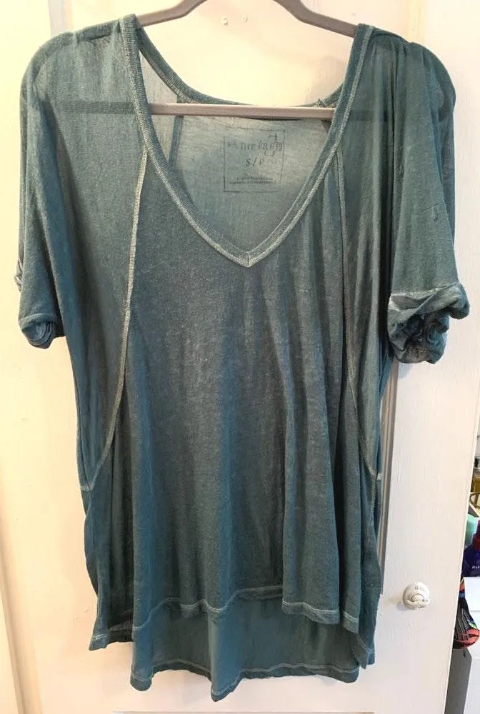 Free People V Neck Tee  - Image 2