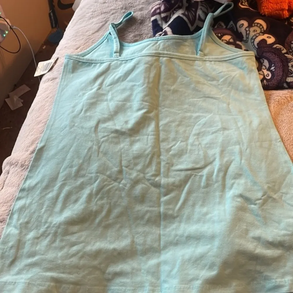 NWT Torrid Lt Blue Core Tank Sz 0 Basic Cami Layer - Image 4