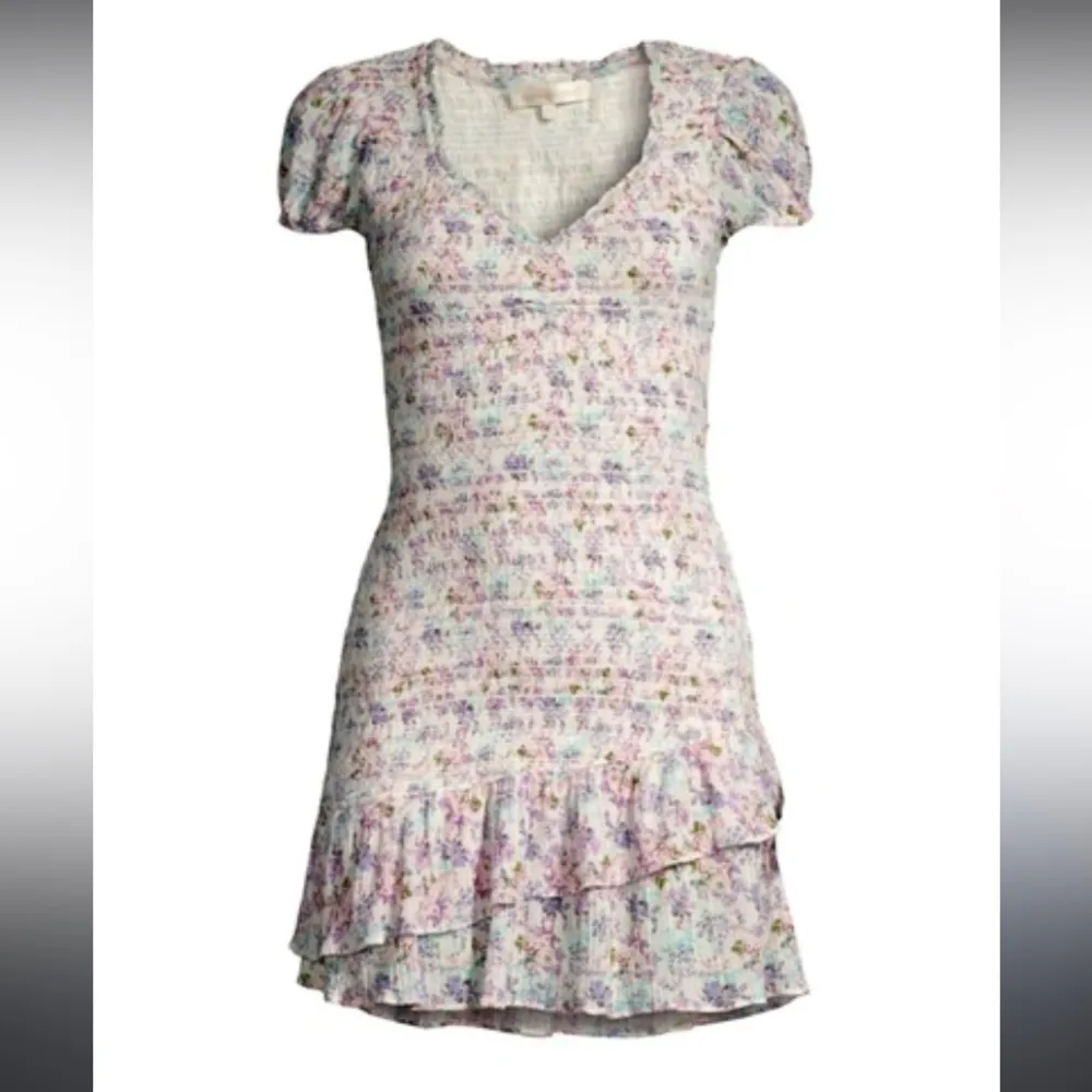 Love shack fancy Trevor floral ruffle dress M 350$ NWOT formal spring cottage - Image 4
