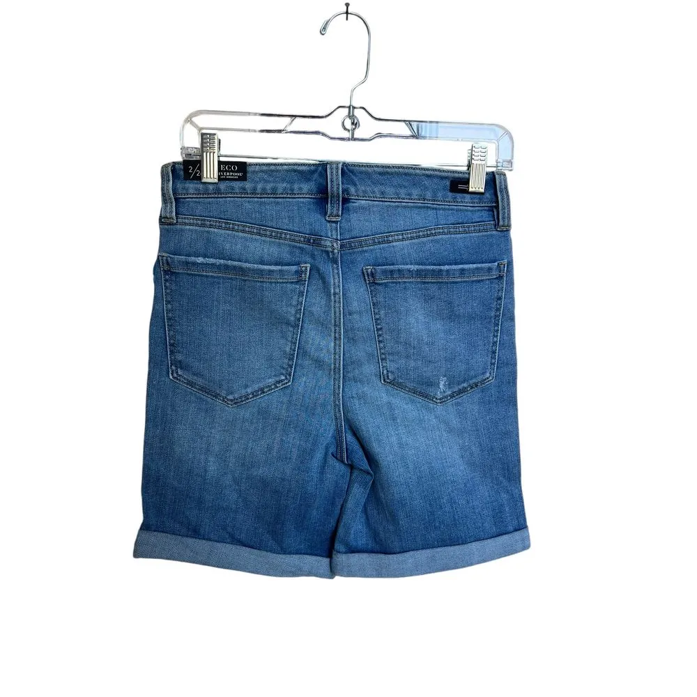 Liverpool Los Angeles Blue Kristy High-Rise Shorts Rolled Hem NWT Size‎ 2/26 - Image 6