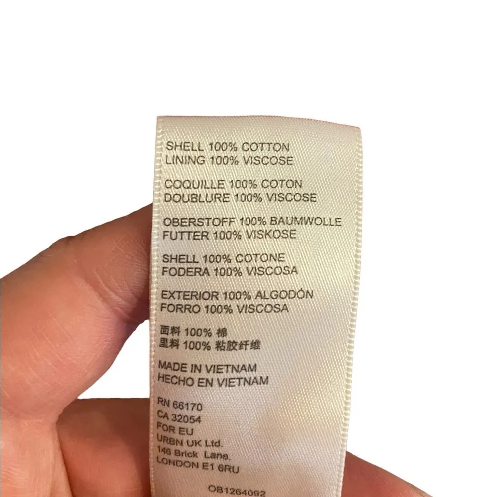 free people petunia  smocked cotton poppy apron mini dress - Image 13