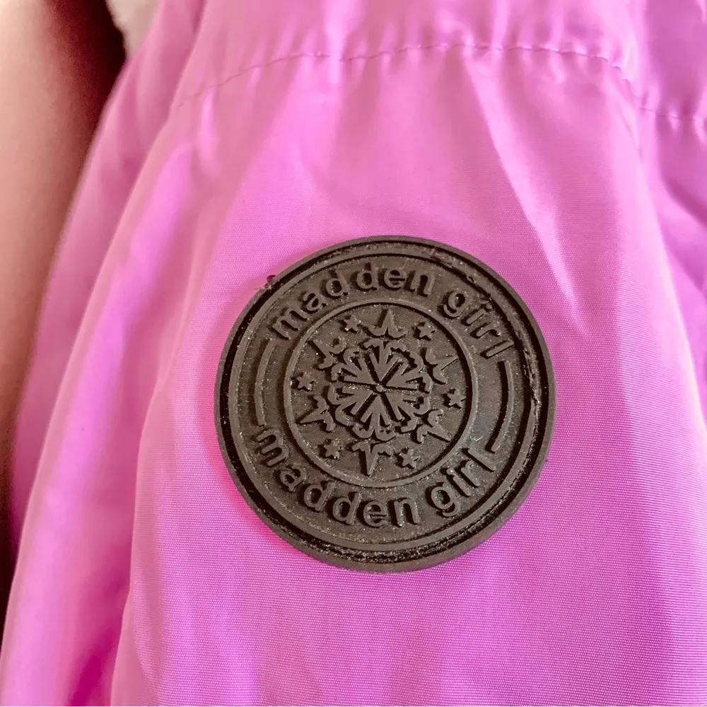 Madden Girl Vibrant Purple & White Puffer Coat. - Image 11