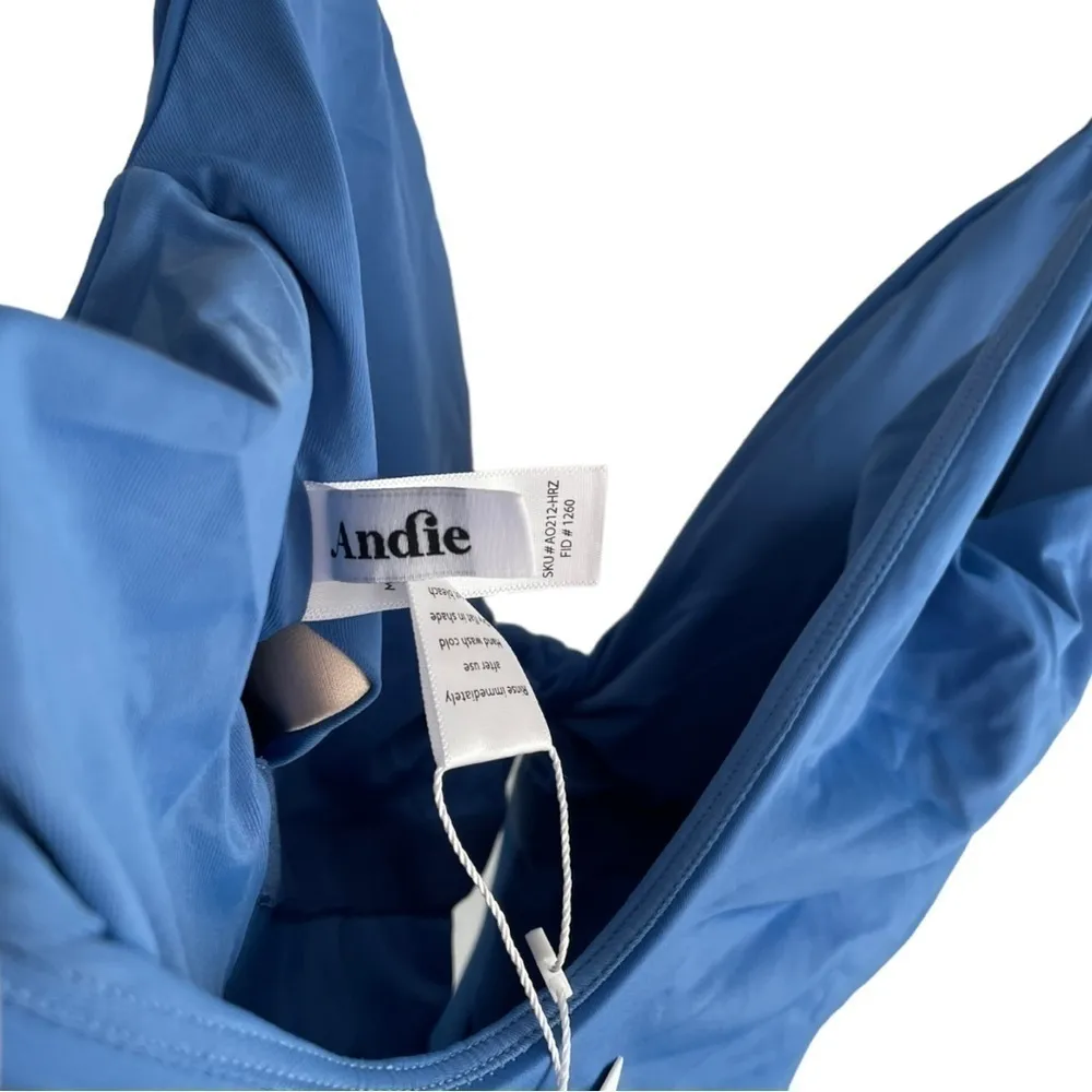 Andie The Santorini One Piece Cut Out‎ Swimsuit XL Blue - Image 8