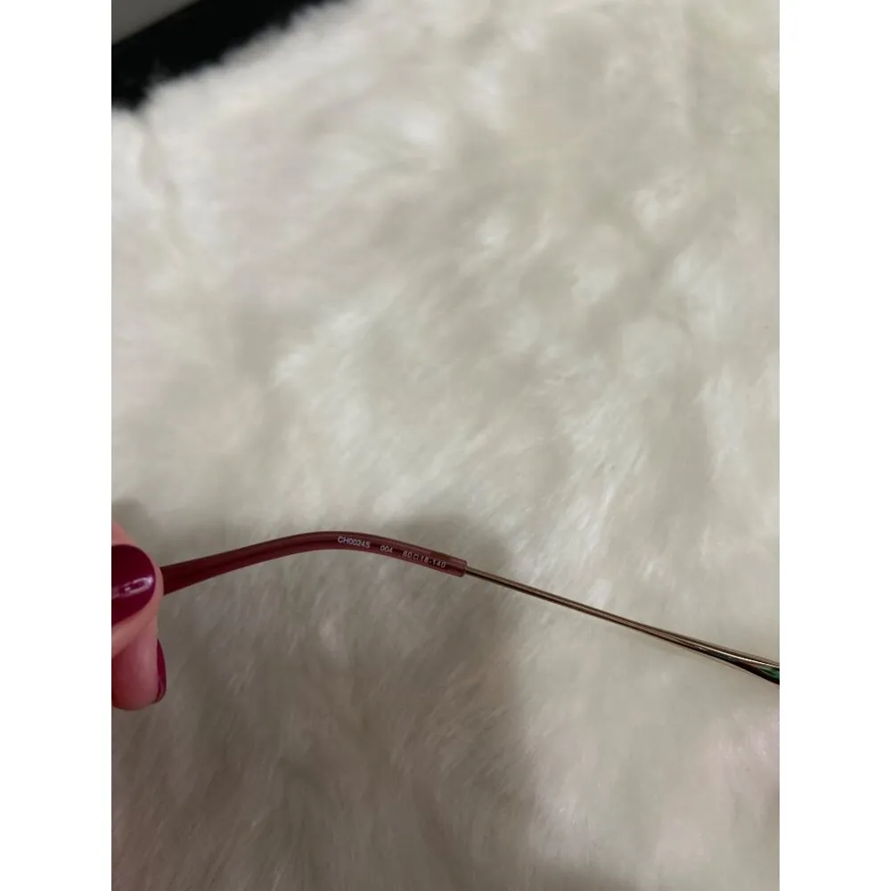 Chloe CH0024S Gemma Metal Acetate Butterfly Frame Sunglasses Womens - Image 13