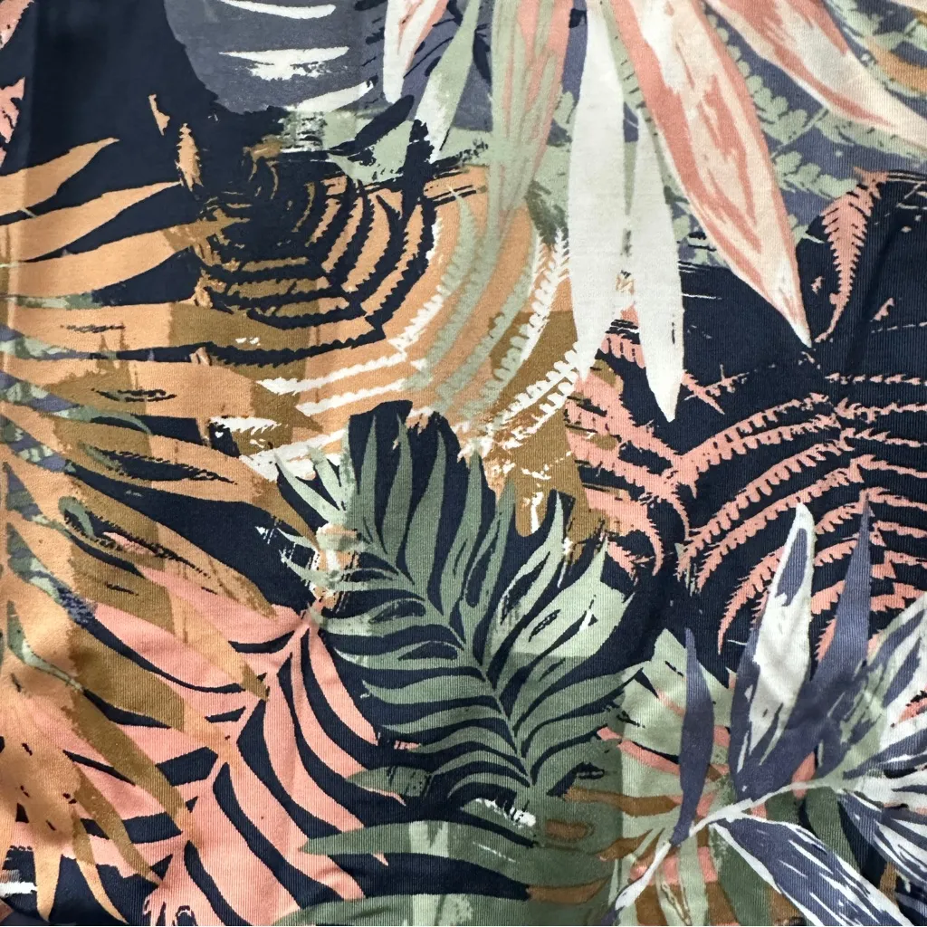 Garnet Hill Size 6 Swimsuit One Piece Floral Ruched Front Underwire Tropical - Image 3