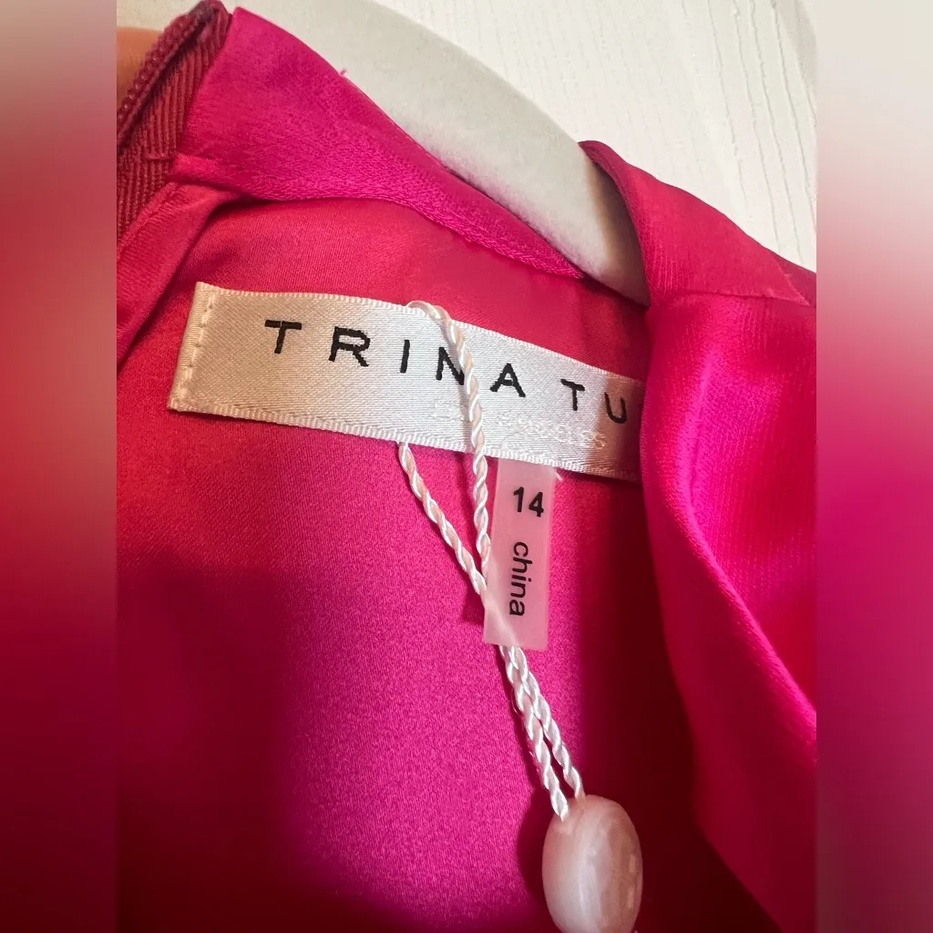 NEW Trina Turk Bleecker Jumpsuit Pink Size 14 - Image 5