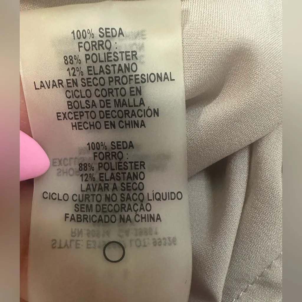 Elie Tahari NWT- $498  100% Silk Demetria Sleeveless Chain-Trim Silk Dress 8 - Image 9