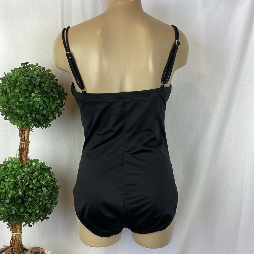 Magicsuit Black Underwire Layered 1 Piece Bathing Swim Suit 12 - Image 2