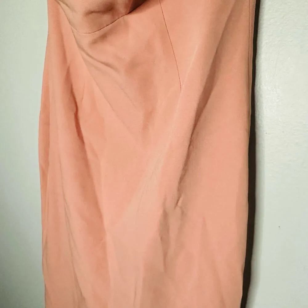 CINQ A SEPT Pink Luna Strapless Straight Neckline Hourglass Gown Dress Size 8 - Image 6
