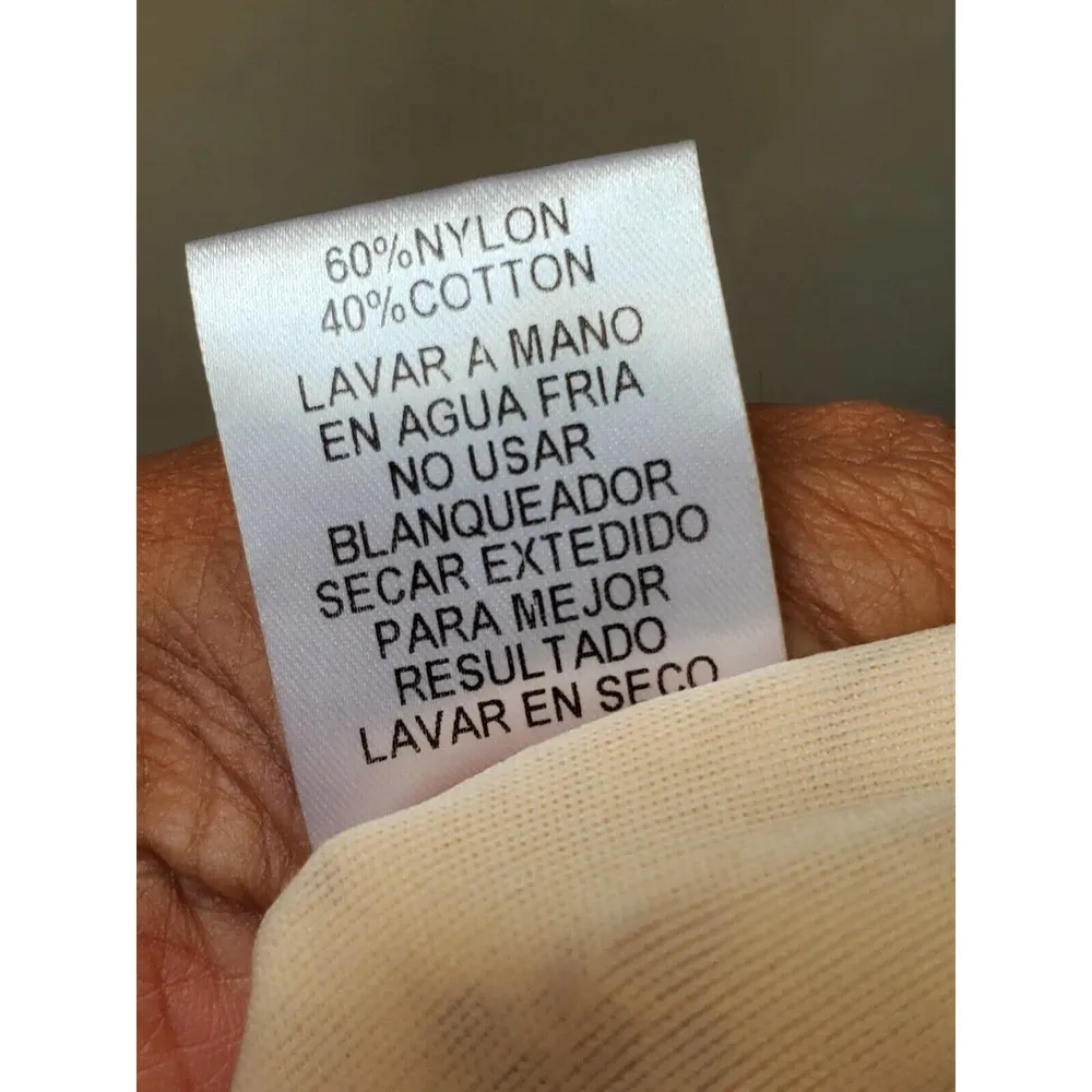 Dress Forum Ivory Lace Scalloped High Neck Midi Criss Cross Back Dress Size S - Image 10