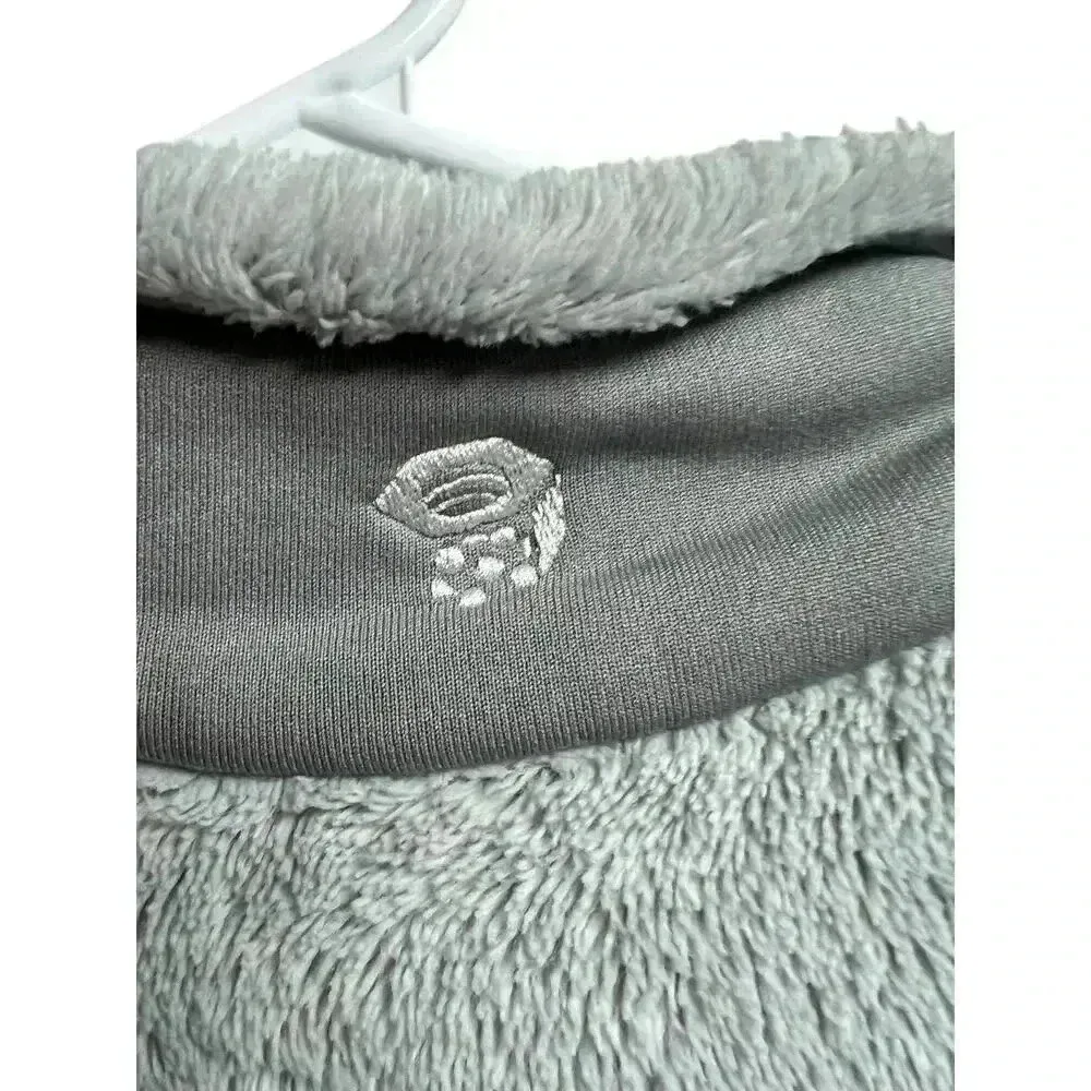 Mountain Hardwear Jacket Women's Medium Gray Outdoors Zip Fleece - Image 10