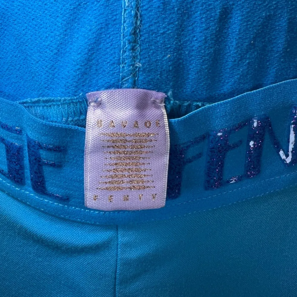 Savage x Fenty Forever Savage Leggings Pants Malibu Blue Full Ankle Womens Large - Image 12