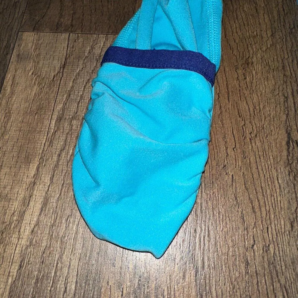 LRL Ralph Lauren Activewear Blue Womens Medium 1/4 Zip Pull Over Track Jacket - Image 6