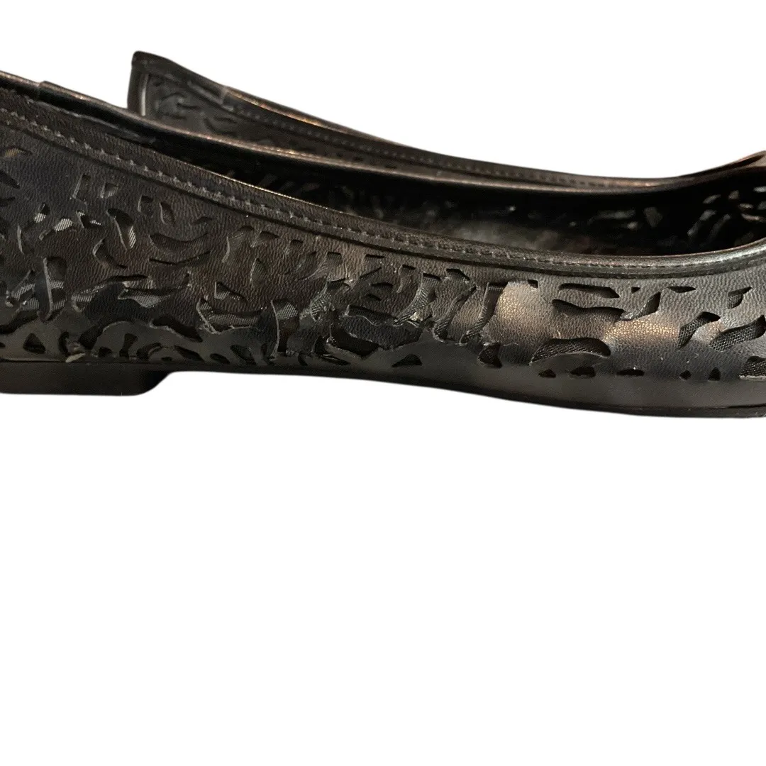 Circus Archer Ballet Flats Cutout Bow Accent Size 6M Black Comfortable‎ - Image 2