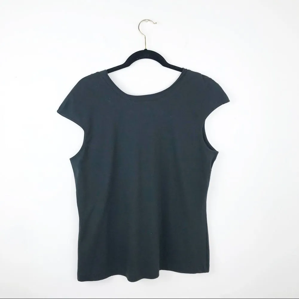 Chadwick's NEW embellished‎ gray sleeveless blouse - Image 4