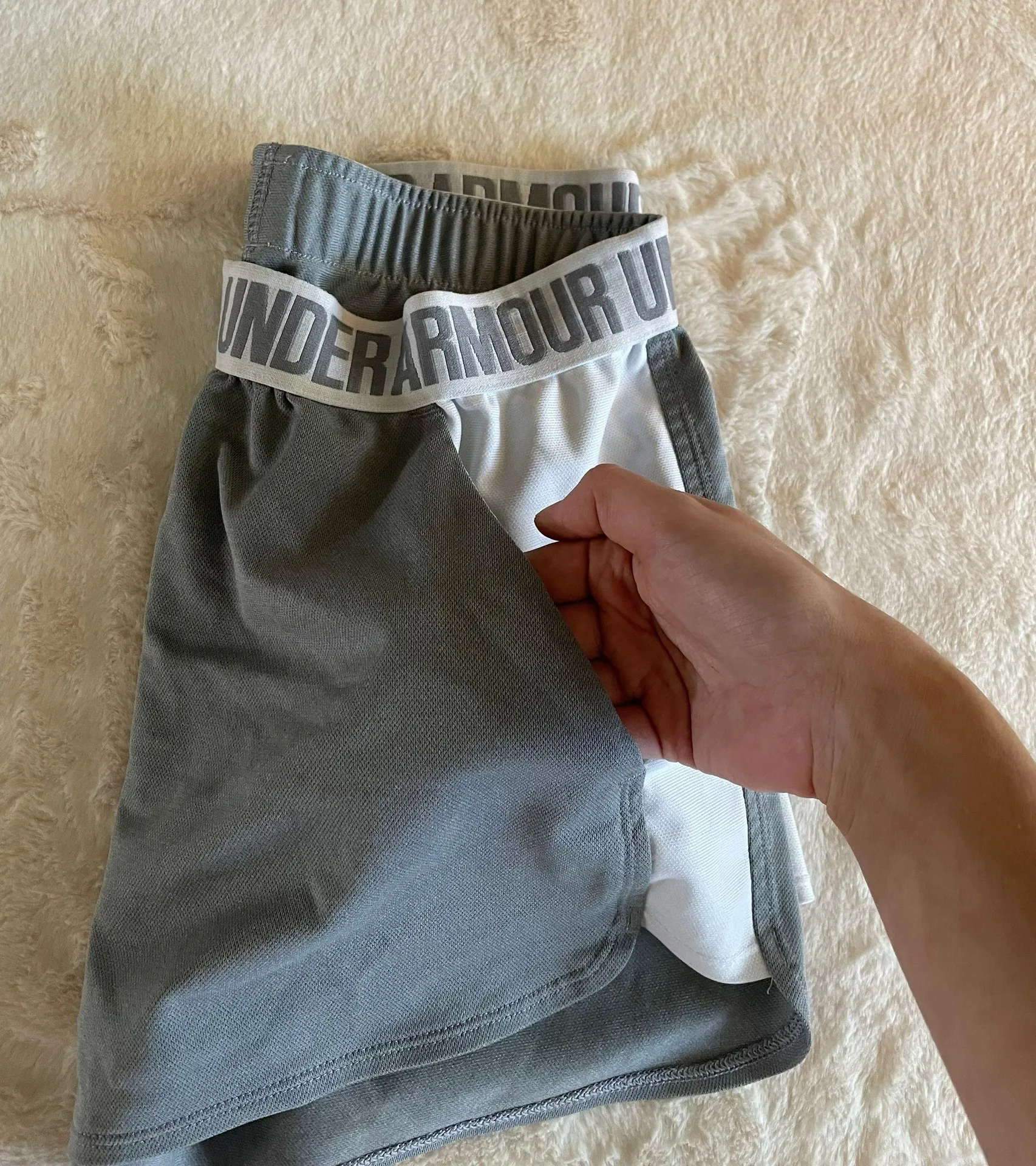 Under Armour Gray Shorts - Image 6