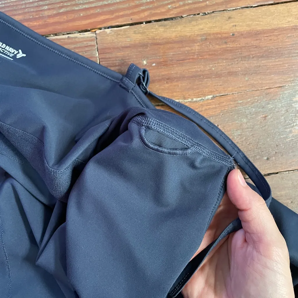 Old Navy Powersoft Cami Dress Dusk Navy Shelf Bra & Shorts - Sz XXL 💚🎀 - Image 16