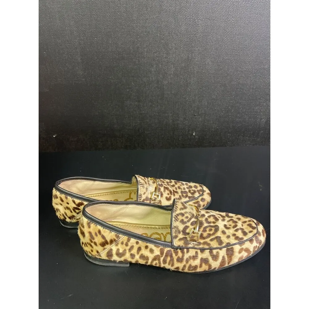 Sam Edelman Women's Leopard Cow hair Shoes Size 8 SKU 2214 - Image 3