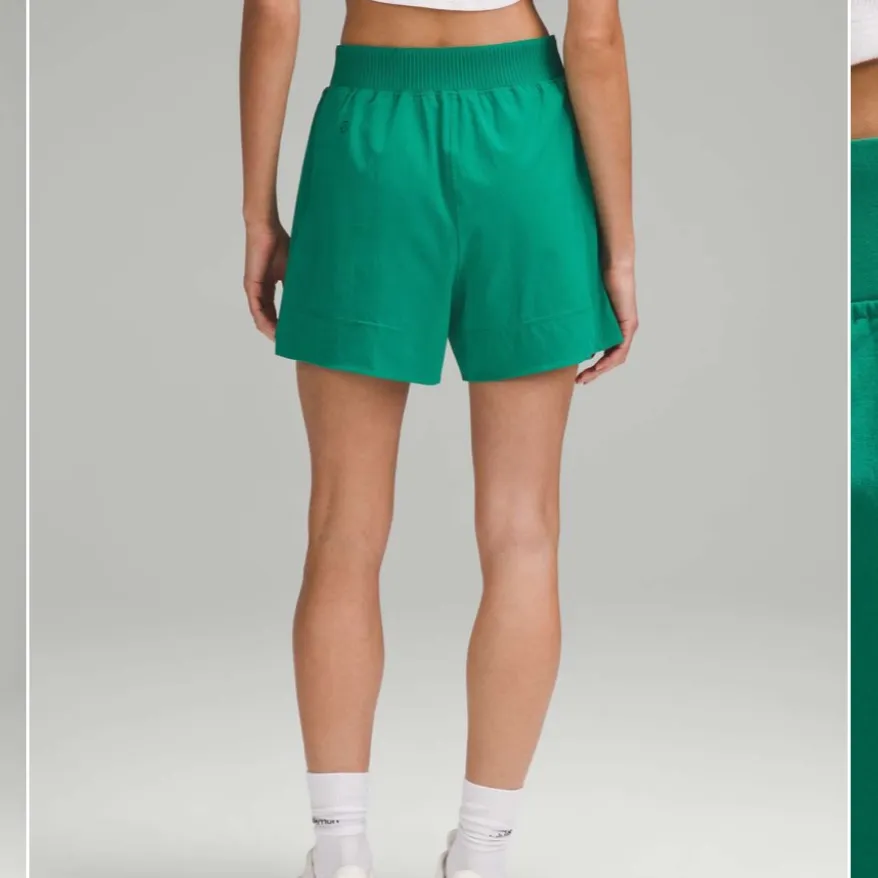 Lululemon XS Stretch Woven Relaxed-Fit High-Rise Short Cascadia Green - Image 5