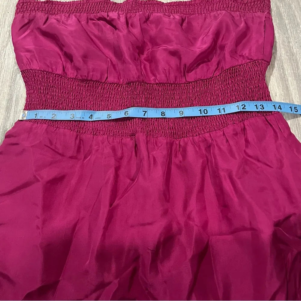 Maeve Anthropologie Plum Purple Strapless Tube Dress; 6 Women’s - Image 3