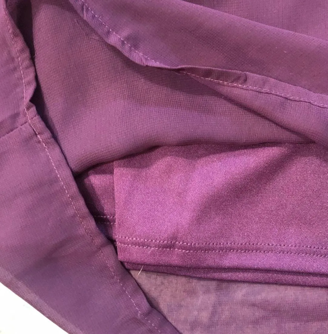 Small Plum Long Sleeve Loose Dress - Image 5