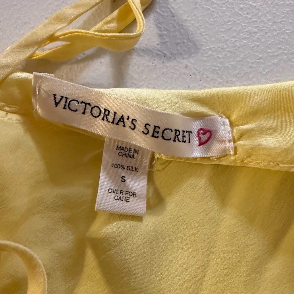 VTG Victoria’s Secret Silk Small Slip Dress Chemise Nightgown Adjustable Straps - Image 6