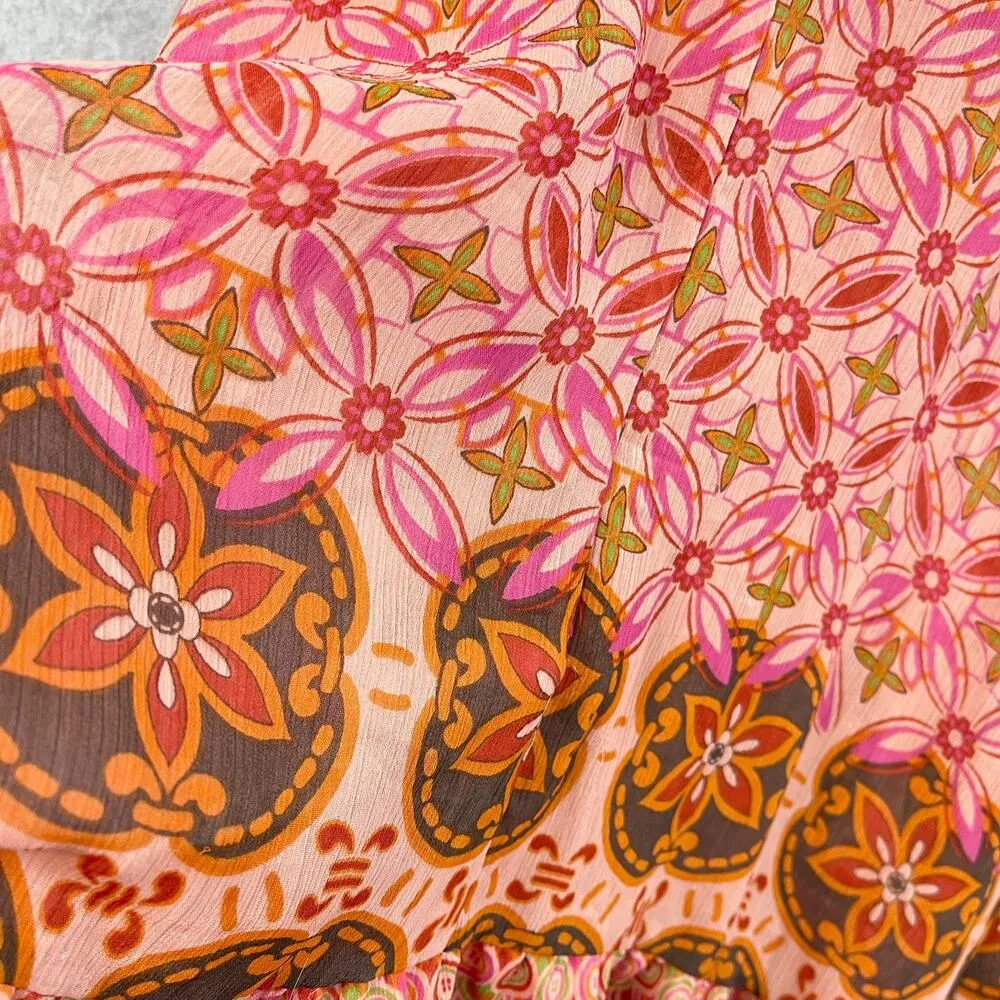 Y2K Dolled Up by Fang Sheer Tank Women Medium Fairycore Bohemian Feminine Dainty - Image 6