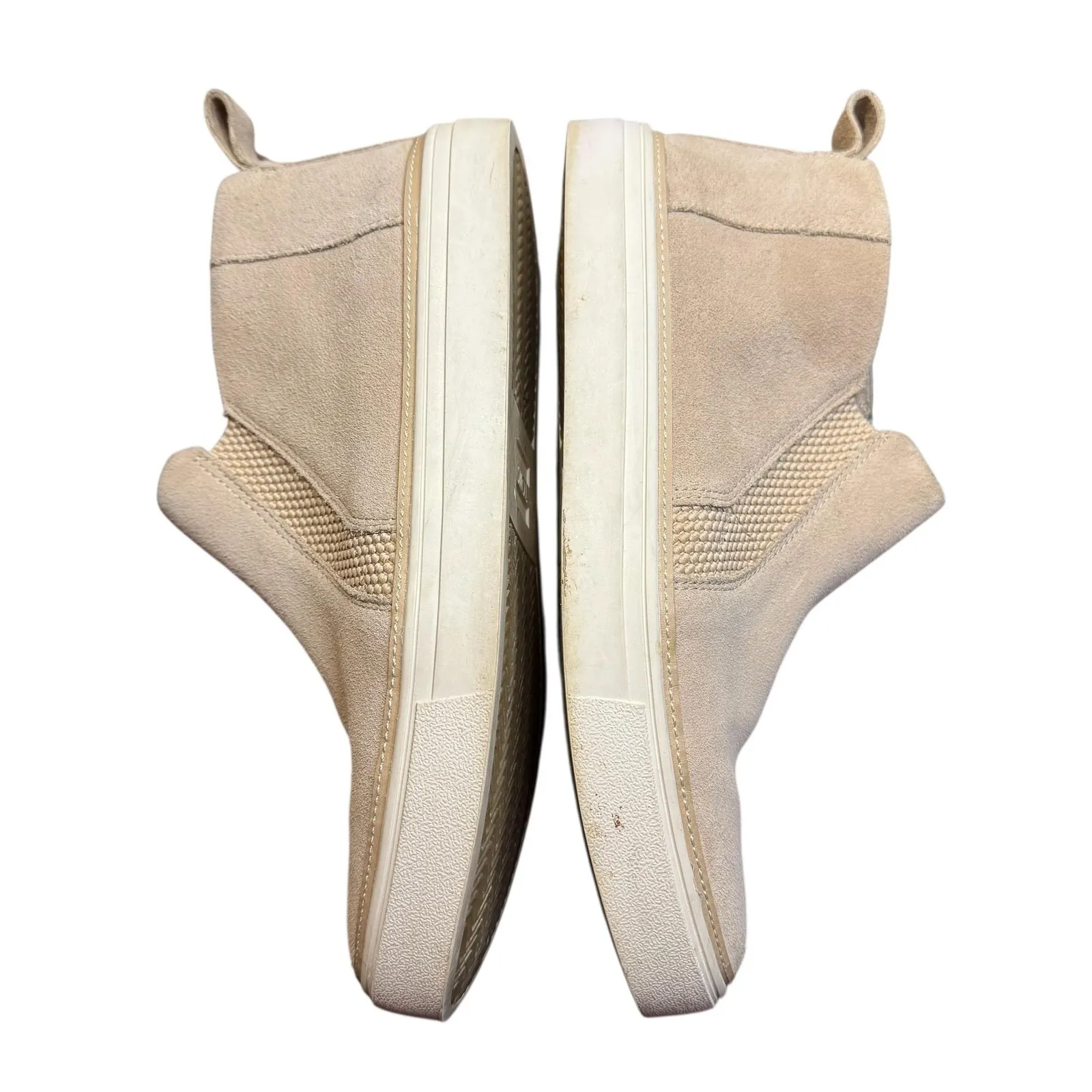 TOMS Chelsea Boots Womens Size 9 Beige Suede Ankle Pull On Gore Casual - Image 7