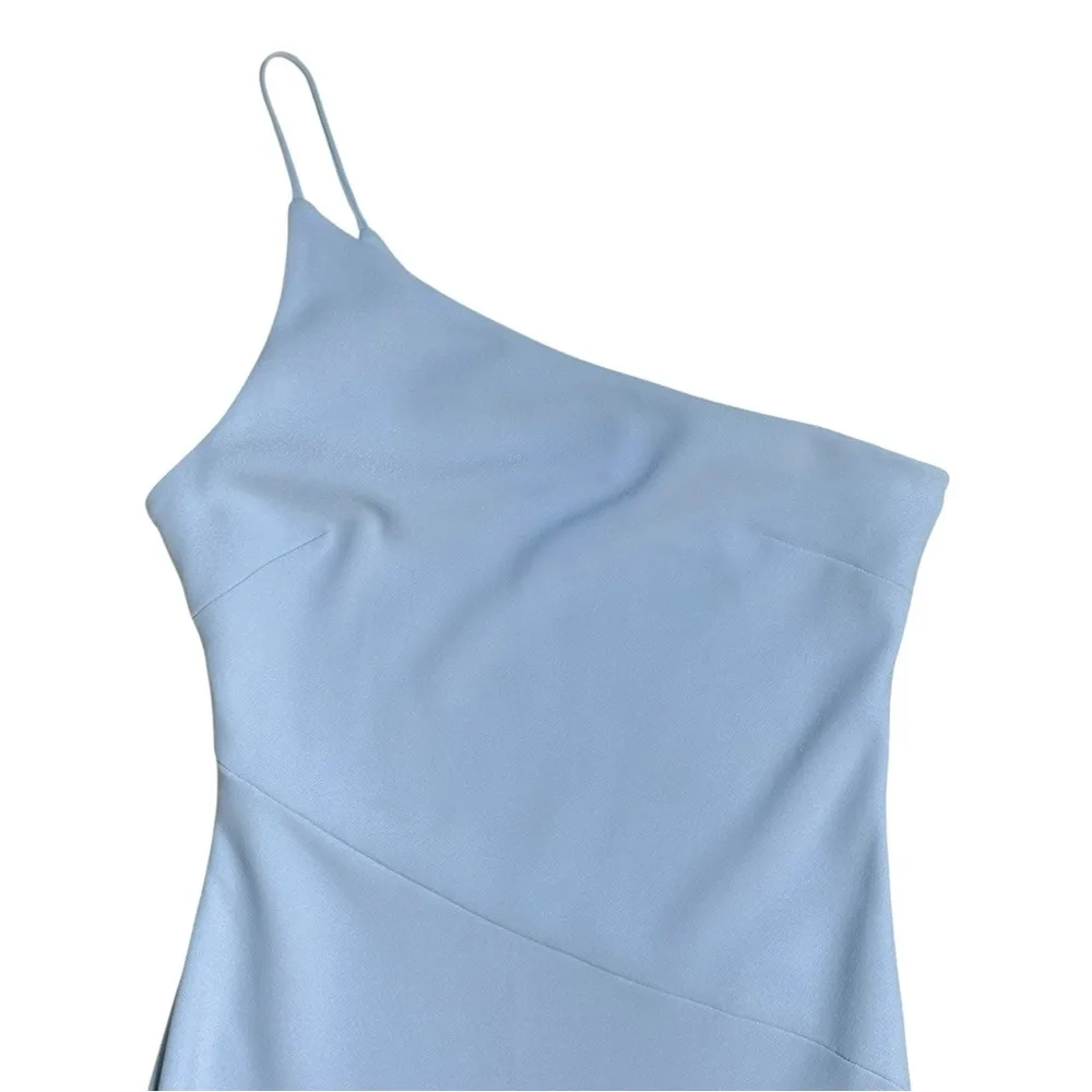 Significant Other Bluebird Tori Asymmetrical Midi Dress Womens 4 Blue - Image 3