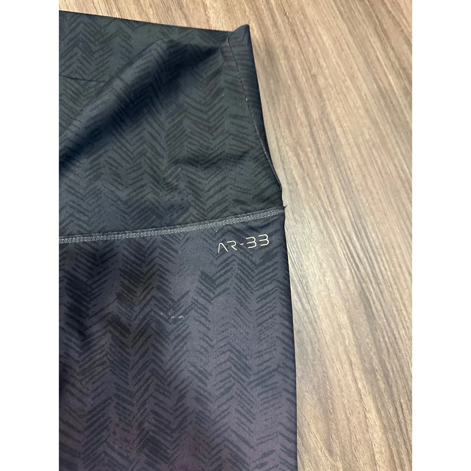 AR33 Women's Medium Ombre Chevron Leggings High Waisted Activewear Athletic Purple Size undefined - Image 3