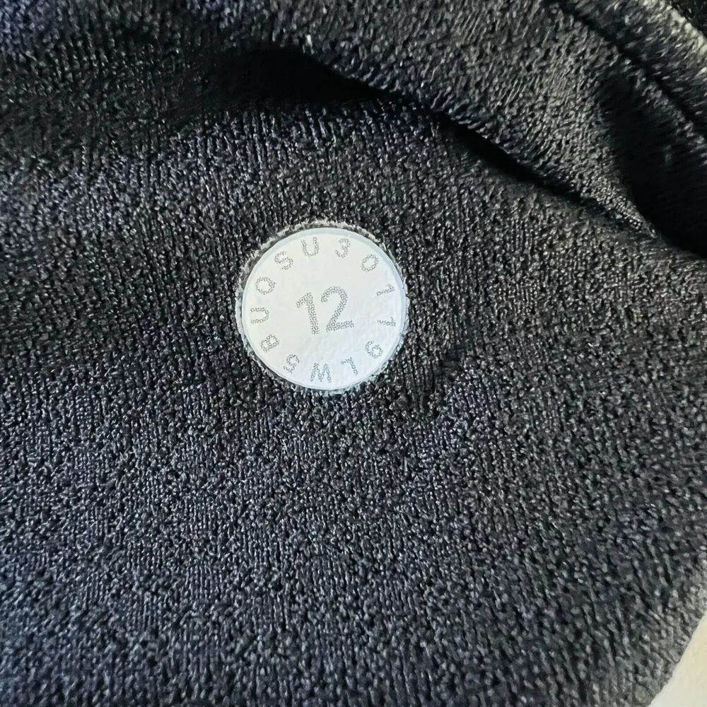 LULULEMON ATHLETICA Heathered Black Early Extension HR Tight 28" Leggings -US 12 - Image 6