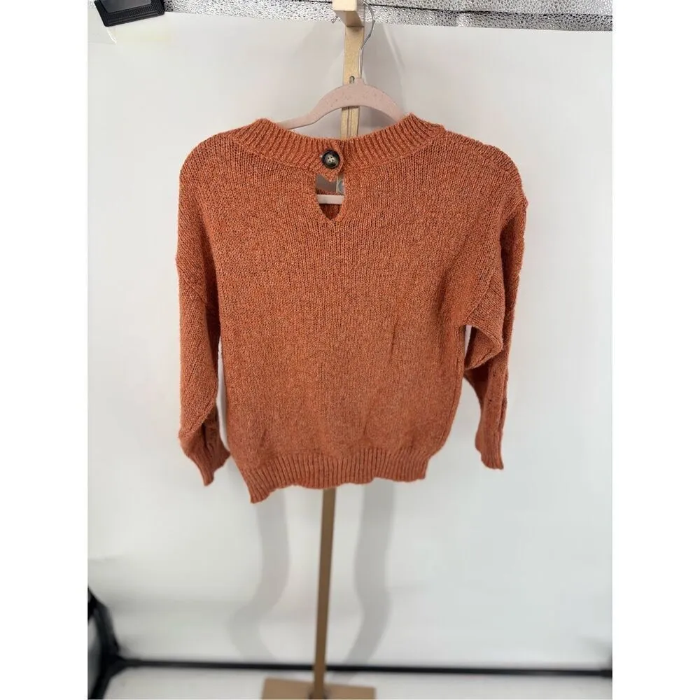 Democracy Women's  Orange Pull Over Sweater Size XS - Image 7