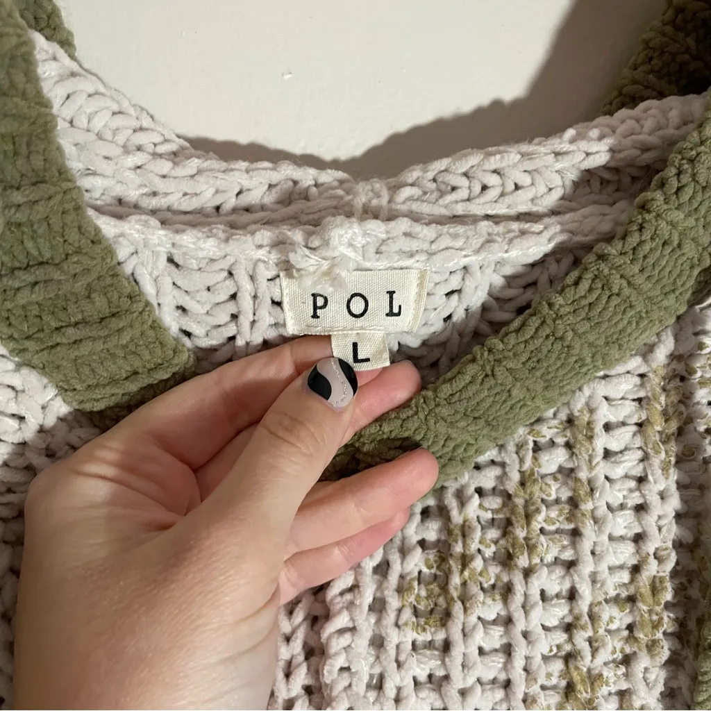 POL  Chenille Hooded Sweater - Image 7