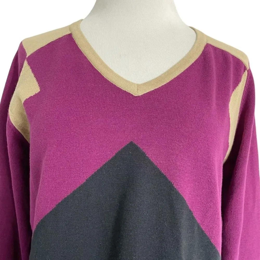 NVO Sport Medium Pull Over Sweater V Neck Golf - Image 2