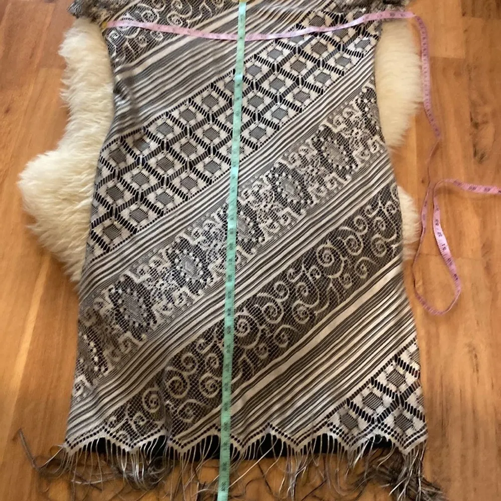 Helene Blake Vintage Art Deco Flapper Lace Fringe Midi Dress EUC Sz 12P 80’s - Image 78