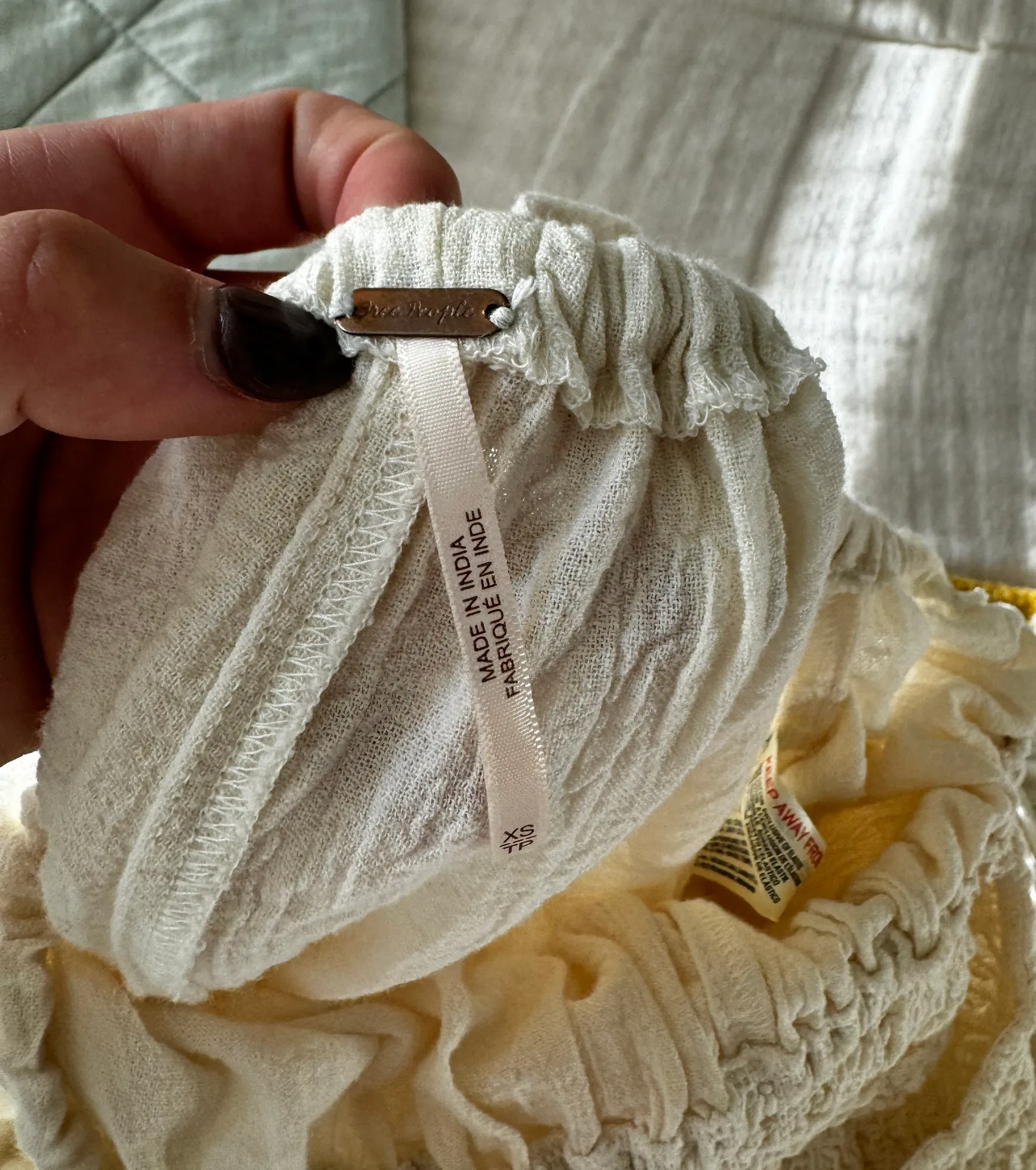 Cream Open Back Longsleeve Romper  - Image 7