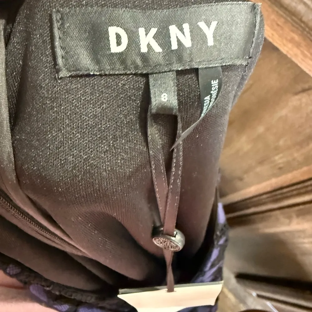 DKNY Blue Long Sleeve Sheath Dress - Image 8