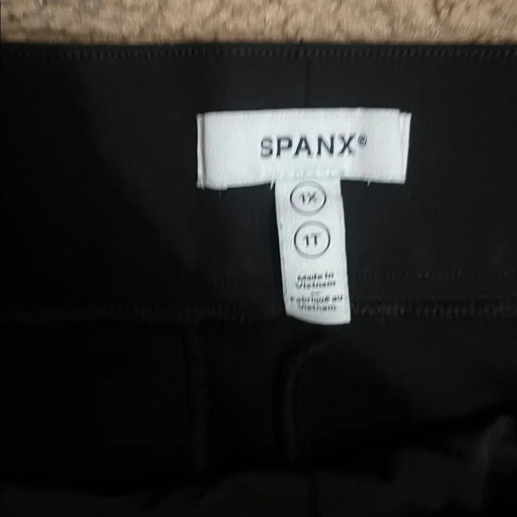 Spanx Ponte Wide Leg Smoothing Ponte Pants Black 1X - Image 7