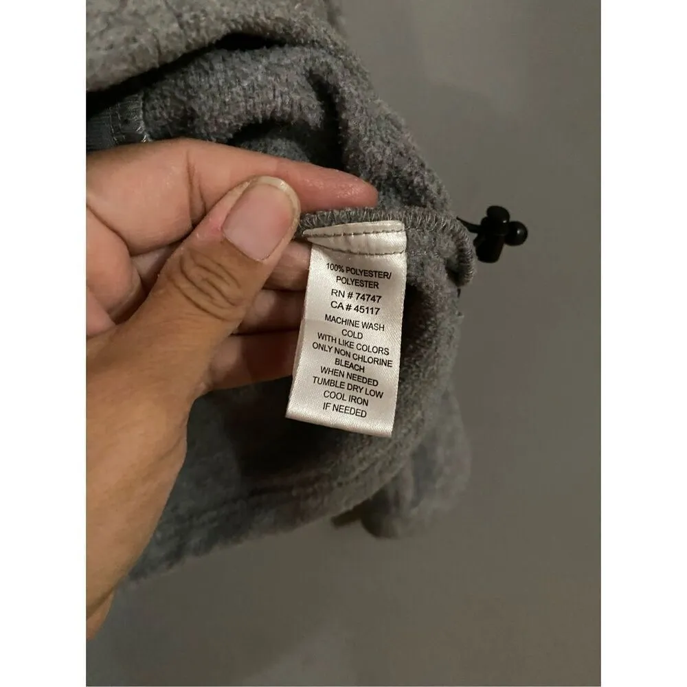 Natural Reflections Jacket Fleece Full Zip Sweater Gray Large - Image 6