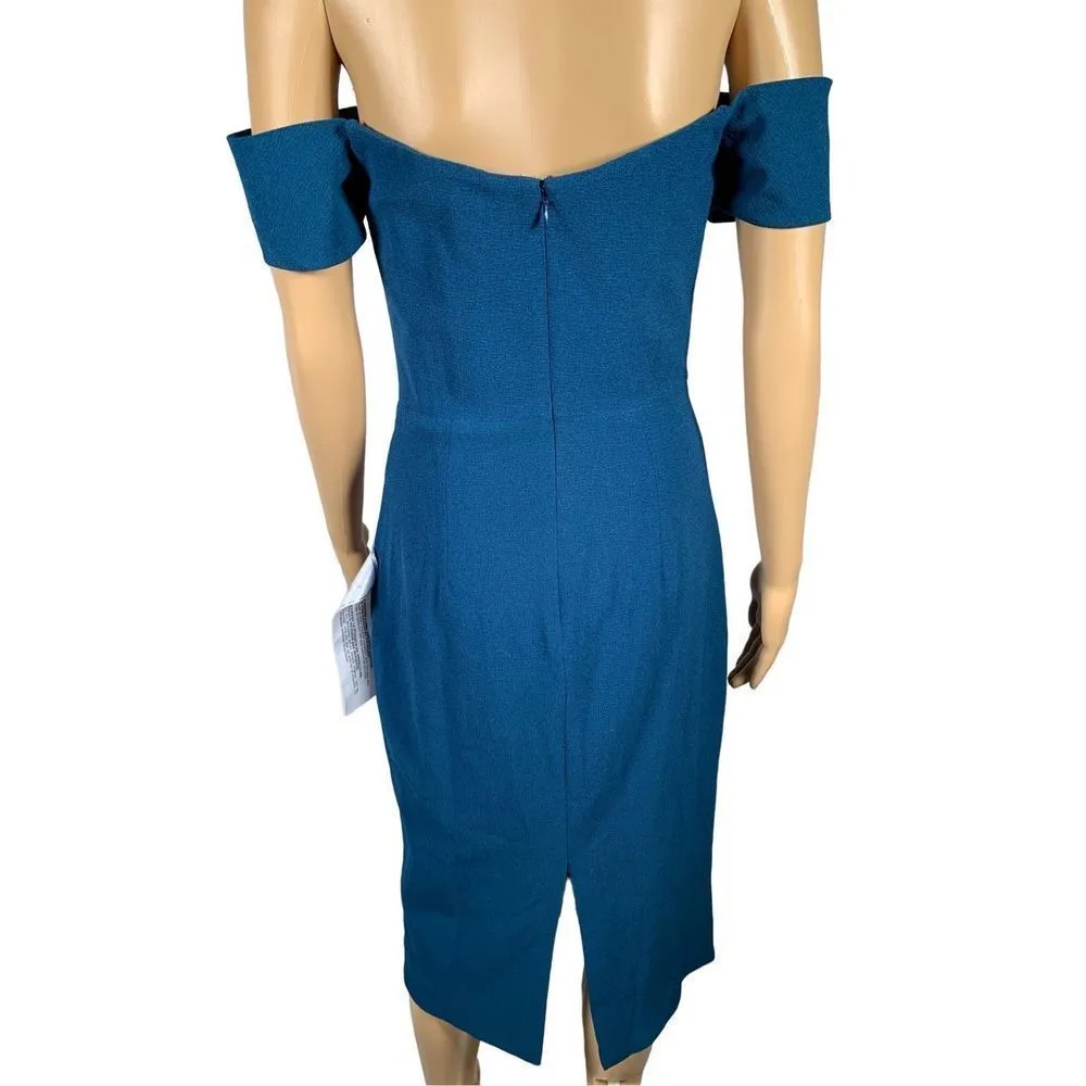 New Dress The Population Women's Bailey Off Shoulder Sweetheart Bodycon Dress S - Image 4